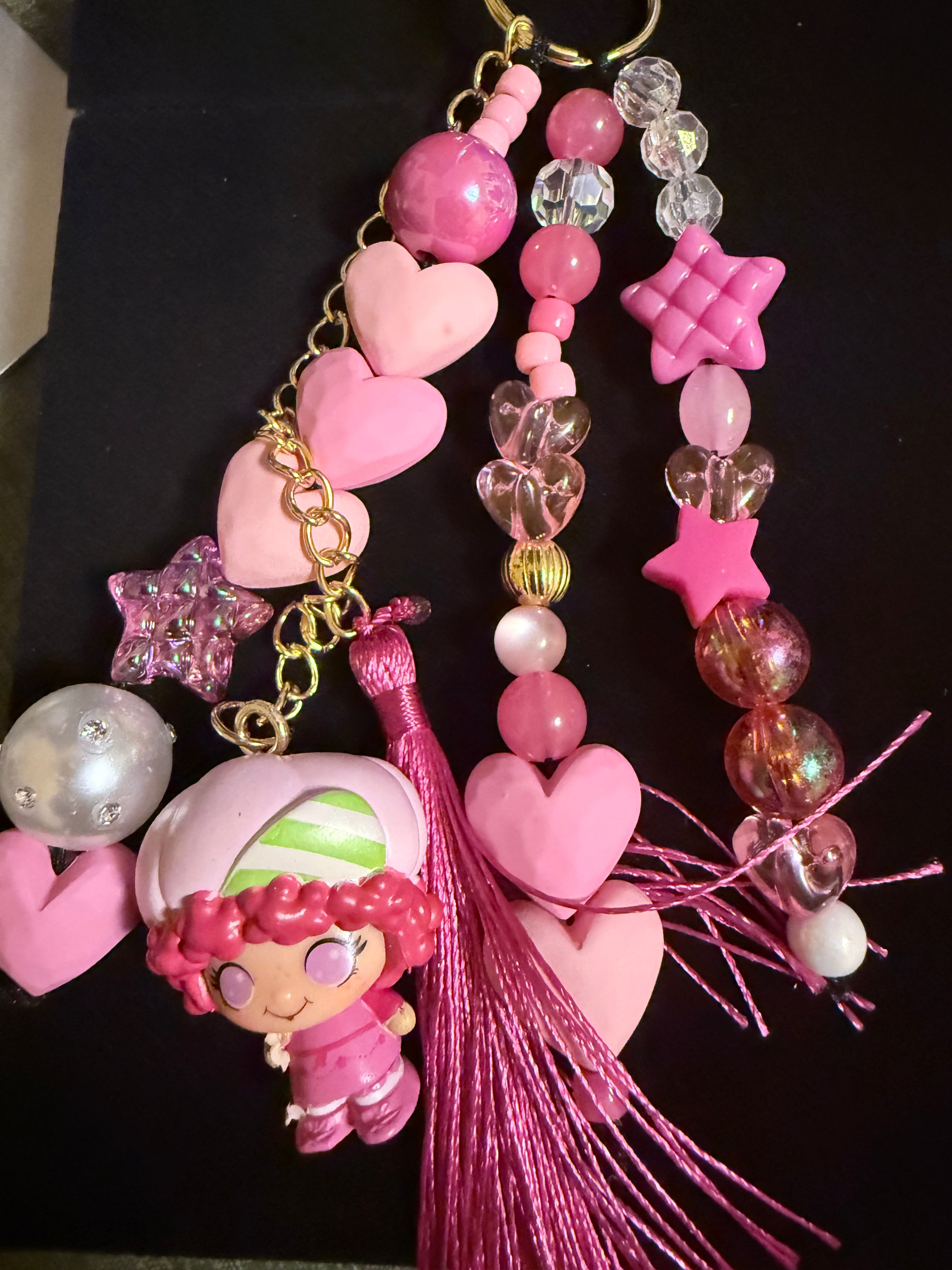 Glitzy Character Bag Charm